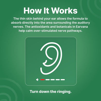 EARVANA Tinnitus Therapy Natural Roll-On
